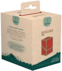 Return to Earth Boulder Deck Case Red (133+) - Ultimate Guard Deck Boxes - Deck Boxes card