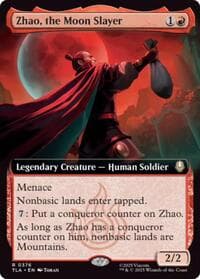 Zhao, the Moon Slayer (Extended Art) - Avatar: The Last Airbender - Magic: The Gathering card