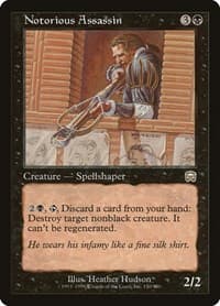 Notorious Assassin - Mercadian Masques - Magic: The Gathering card