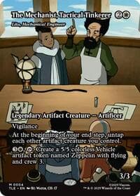 The Mechanist, Tactical Tinkerer - Lita, Mechanical Engineer (Borderless) - Avatar: The Last Airbender: Eternal-Legal - Magic: The Gathering card