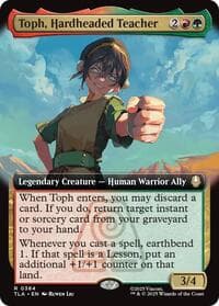 Toph, Hardheaded Teacher (Extended Art) - Avatar: The Last Airbender - Magic: The Gathering card
