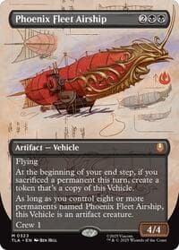 Phoenix Fleet Airship (Borderless) - Avatar: The Last Airbender - Magic: The Gathering card