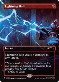 Lightning Bolt (2289) - Secret Lair Drop Series - Magic: The Gathering card