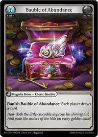 Bauble of Abundance (096) - Promotional Cards - Grand Archive TCG card