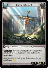 Bulwark Sword (097) - Promotional Cards - Grand Archive TCG card