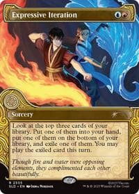Expressive Iteration - Secret Lair Drop Series - Magic: The Gathering card