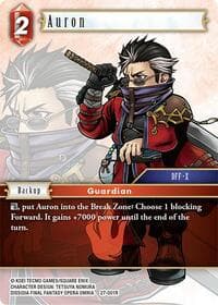 Auron - Journey of Discovery - Final Fantasy TCG card
