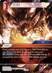 Ifrit EX - Journey of Discovery - Final Fantasy TCG card