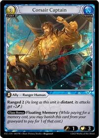 Corsair Captain - Promotional Cards - Grand Archive TCG card
