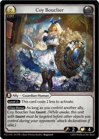 Coy Bouclier - Promotional Cards - Grand Archive TCG card