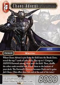 Chaos Advent - Journey of Discovery - Final Fantasy TCG card