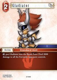 Gladiator - Journey of Discovery - Final Fantasy TCG card
