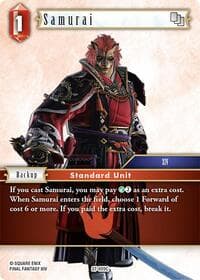 Samurai - Journey of Discovery - Final Fantasy TCG card