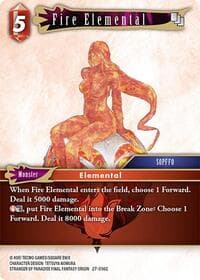 Fire Elemental - Journey of Discovery - Final Fantasy TCG card
