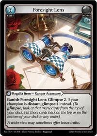 Foresight Lens - Promotional Cards - Grand Archive TCG card