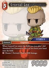 General Leo - Journey of Discovery - Final Fantasy TCG card