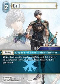 Kall - Journey of Discovery - Final Fantasy TCG card