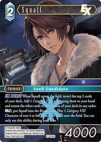 Squall EX - Journey of Discovery - Final Fantasy TCG card