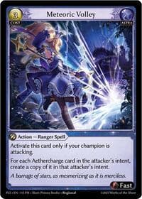 Meteoric Volley - Promotional Cards - Grand Archive TCG card