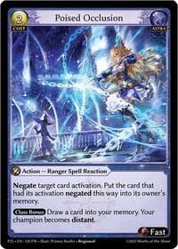 Poised Occlusion - Promotional Cards - Grand Archive TCG card