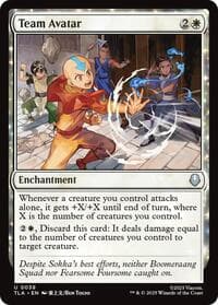 Team Avatar - Avatar: The Last Airbender - Magic: The Gathering card