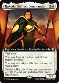 Hakoda, Selfless Commander (Extended Art) - Avatar: The Last Airbender - Magic: The Gathering card
