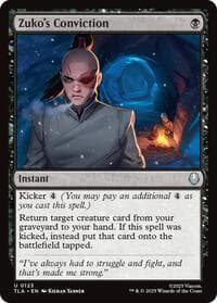 Zuko's Conviction - Avatar: The Last Airbender - Magic: The Gathering card