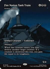 Fire Nation Tank Train - Noxious Gearhulk (Borderless) - Avatar: The Last Airbender: Eternal-Legal - Magic: The Gathering card