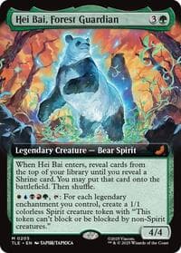 Hei Bai, Forest Guardian (Extended Art) - Avatar: The Last Airbender: Eternal-Legal - Magic: The Gathering card
