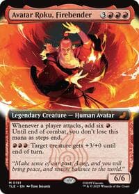 Avatar Roku, Firebender (Extended Art) - Avatar: The Last Airbender: Eternal-Legal - Magic: The Gathering card