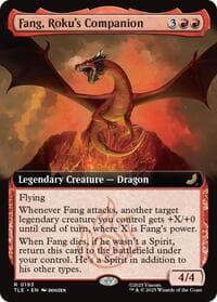 Fang, Roku's Companion (Extended Art) - Avatar: The Last Airbender: Eternal-Legal - Magic: The Gathering card