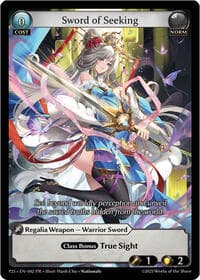 Sword of Seeking - Promotional Cards - Grand Archive TCG card