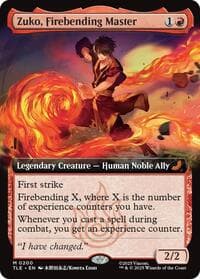 Zuko, Firebending Master (Extended Art) - Avatar: The Last Airbender: Eternal-Legal - Magic: The Gathering card
