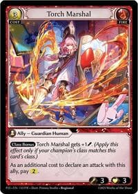 Torch Marshal - Promotional Cards - Grand Archive TCG card