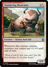 Wandering Musicians - Avatar: The Last Airbender - Magic: The Gathering card