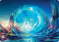 Aang's Iceberg Art Card (Gold-Stamped Signature) - Art Series: Avatar: The Last Airbender - Magic: The Gathering card