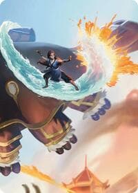 Katara's Reversal Art Card - Art Series: Avatar: The Last Airbender - Magic: The Gathering card
