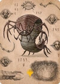 Koh, the Face Stealer 2 Art Card (Gold-Stamped Planeswalker Symbol) - Art Series: Avatar: The Last Airbender - Magic: The Gathering card