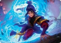 Fire Lord Azula Art Card (Gold-Stamped Signature) - Art Series: Avatar: The Last Airbender - Magic: The Gathering card