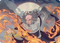 Iroh, Grand Lotus Art Card (Gold-Stamped Signature) - Art Series: Avatar: The Last Airbender - Magic: The Gathering card