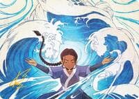Katara, Water Tribe's Hope Art Card (Gold-Stamped Signature) - Art Series: Avatar: The Last Airbender - Magic: The Gathering card
