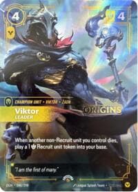 Viktor, Leader - Riftbound Organized Play Promotional Cards - Riftbound: League of Legends Trading Card Game card