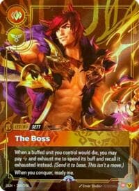 Sett, The Boss - Riftbound Organized Play Promotional Cards - Riftbound: League of Legends Trading Card Game card