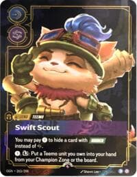 Teemo, Swift Scout - Riftbound Organized Play Promotional Cards - Riftbound: League of Legends Trading Card Game card