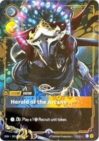 Viktor, Herald of the Arcane - Riftbound Organized Play Promotional Cards - Riftbound: League of Legends Trading Card Game card