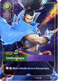 Yasuo, Unforgiven - Riftbound Organized Play Promotional Cards - Riftbound: League of Legends Trading Card Game card