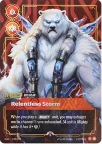 Volibear, Relentless Storm - Riftbound Organized Play Promotional Cards - Riftbound: League of Legends Trading Card Game card