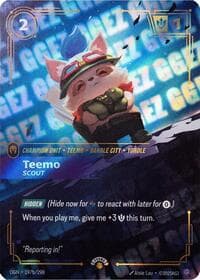 Teemo, Scout (GG EZ) - Riftbound Organized Play Promotional Cards - Riftbound: League of Legends Trading Card Game card