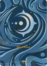 Mind Rune - Riftbound Organized Play Promotional Cards - Riftbound: League of Legends Trading Card Game card