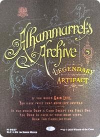 Alhammarret's Archive - Secret Lair Countdown Kit - Magic: The Gathering card